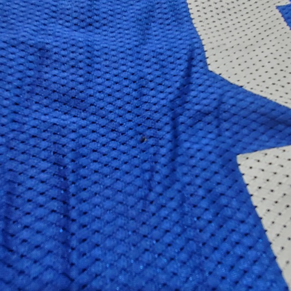 Reebok Michael Strahan New York Giants Jersey 92 Mens Medium Blue NFL Equipment - Picture 8 of 10